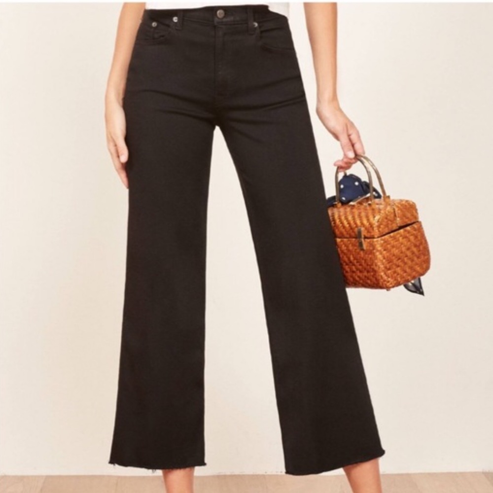 Reformation | Stretch Flood Jean | Size 28 Petite